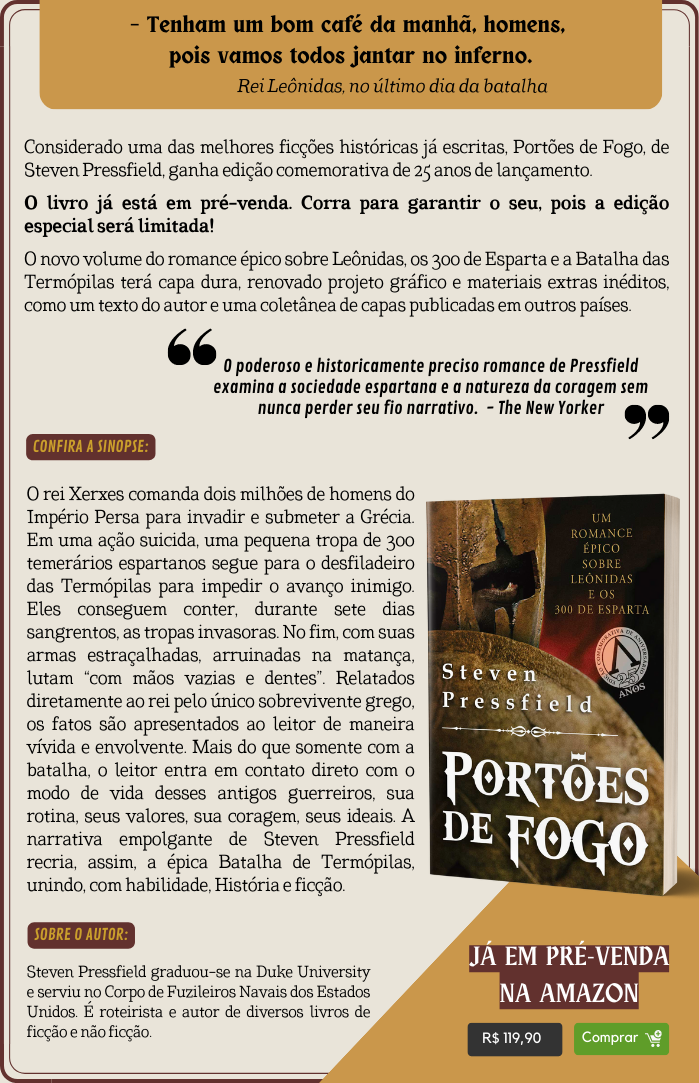 Portões de Fogo - Edição Limitada 25 anos