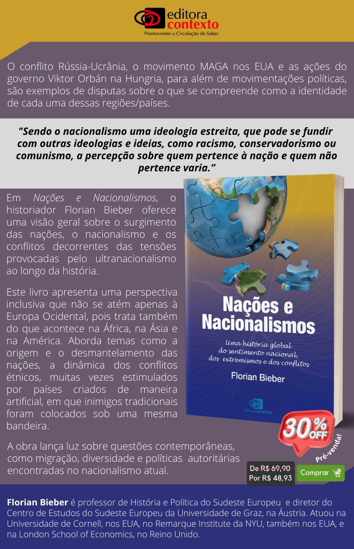 Lançamento Nações e Nacionalismos